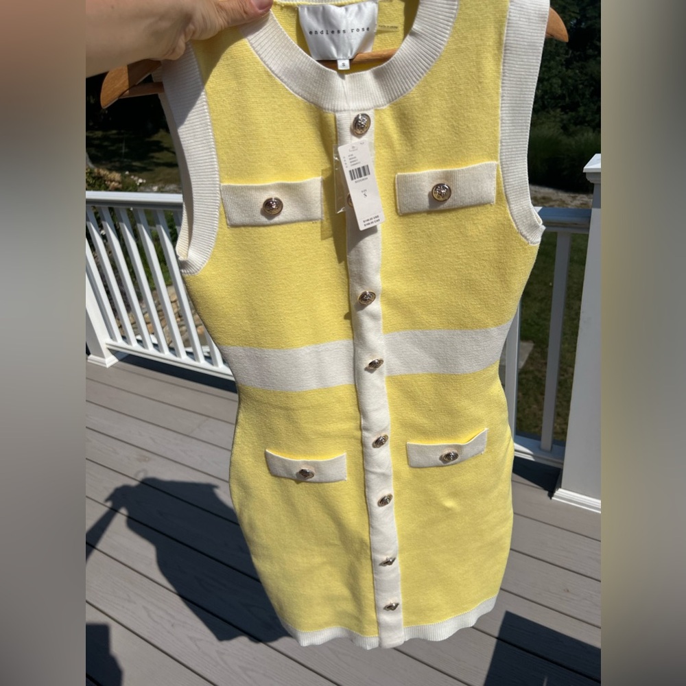 Endless Rose Dress Yellow size S